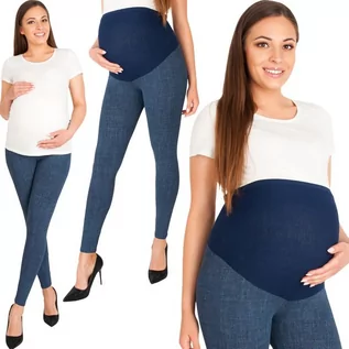 Spodnie ciążowe - Leginsy Ciążowe Getry Rozm L Legginsy Z Panelem - grafika 1