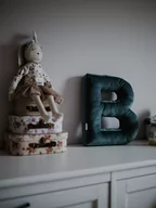 Kołdry i poduszki dla dzieci - Poduszka dekoracyjna literka L różowa - miniaturka - grafika 1