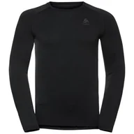 Koszulki sportowe męskie - Longsleeve termoaktywny męski ODLO Performance Warm Bl Top Crew Neck - miniaturka - grafika 1
