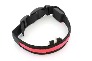 dr Seidla APTEL świecąca LED 35-42CM red AG232 - Smycze dla psów - miniaturka - grafika 1