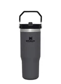 Kubki termiczne - Kubek termiczny Stanley IceFlow Flip Straw Tumbler 0,89 l - charcoal - miniaturka - grafika 1