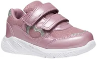 Buty dla chłopców - Geox Sneakersy dla chłopców i dziewczynek B SPRINTYE Girl, różowe, 26 EU, rose, 26 EU - miniaturka - grafika 1