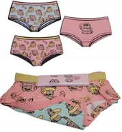 Majtki damskie - Majtki damskie figi 3szt Lonsdale 95% Bawełna r. M Pusheen The Cat s284 - miniaturka - grafika 1