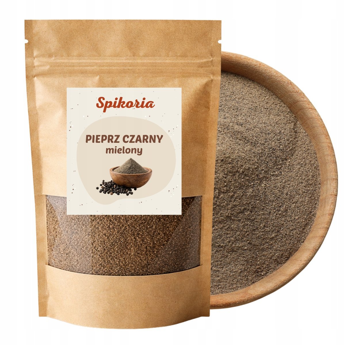 PIEPRZ CZARNY MIELONY 200g aromatyczny Premium wysoka jakość Spikoria
