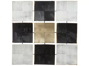 Beliani Dekoracja ścienna wielokolorowa TITANIUM - Dekoracje domu - miniaturka - grafika 1