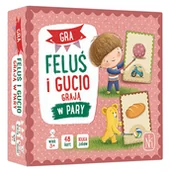 Gry planszowe - Feluś i Gucio grają w pary Nasza Księgarnia - Justyna Kesler - gra - miniaturka - grafika 1