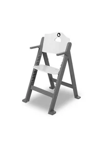 Krzesełko niemowlęce - szare 97 x 47 x 8cm - Krzesełka do karmienia - miniaturka - grafika 2