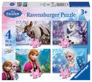 Puzzle - Ravensburger 4w1 Frozen PR-073603 - miniaturka - grafika 1