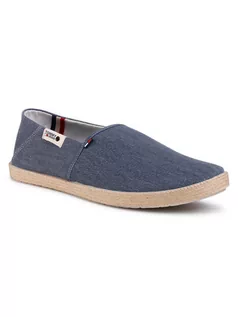 Espadryle męskie - Tommy Jeans Espadryle Summer Jean Shoe EM0EM00524 Granatowy - grafika 1