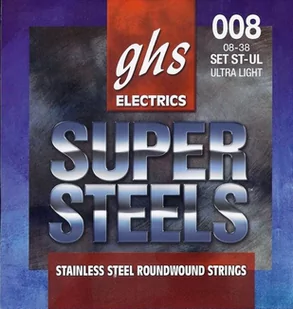 GHS Super Steel Ult.Light 8-38 ST-UL - Struny gitarowe  - miniaturka - grafika 1