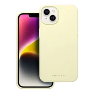 Etui i futerały do telefonów - Futerał Roar Cloud-Skin - do iPhone 14 Jasnożółty - miniaturka - grafika 1