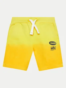 Original Marines Szorty sportowe DEP2194B Żółty Regular Fit - Spodenki damskie - miniaturka - grafika 1