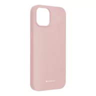 Etui i futerały do telefonów - OEM Futerał Mercury Silicone do iPhone 14 różowy - miniaturka - grafika 1