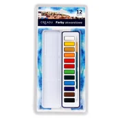 Farby i media malarskie - Creadu, Farby akwarelowe, 12 szt. - miniaturka - grafika 1