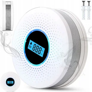 CZUJNIK CZADU I DYMU 2w1 detektor tlenku węgla LCD certyfikowany ALARM X 2 - Czujniki czadu, dymu, gazu CZUJNIK CZADU I DYMU 2w1 detektor tlenku węgla LCD certyfikowany ALARM X 2 - Czujniki czadu, dymu, gazu - miniaturka - grafika 1