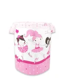 Organizery na łóżeczko - MimiNu by Kieczmerski, Worek/Torba na zabawki, Baletnica, róż, 50x35 cm - miniaturka - grafika 1