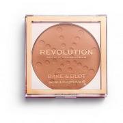 Pudry do twarzy - Makeup Revolution Bake & Blot utrwalający puder odcień Peach 5,5 g - miniaturka - grafika 1