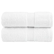 Ręczniki - vidaXL Ręczniczki premium SOLUND, 2 szt., białe, 30x50 cm, 600 g/cm² - miniaturka - grafika 1