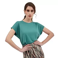 Koszule damskie - Sepiia Camiseta Kimono Verde Clorofila Koszula damska, miętowa zieleń, XL - miniaturka - grafika 1