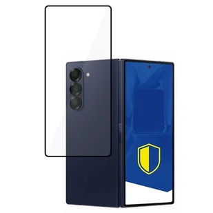 3MK HardGlass Max Sam Z Fold 6 (front) czarny/black - Szkła hartowane na telefon - miniaturka - grafika 1