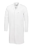 Płaszcze damskie - BP 1673-500-21-Ll płaszcz unisex, rękaw 1/1 z regulowanym rozcięciem na mankiecie, 210,00 g/m² mieszanka materiału, biały, Ll - miniaturka - grafika 1