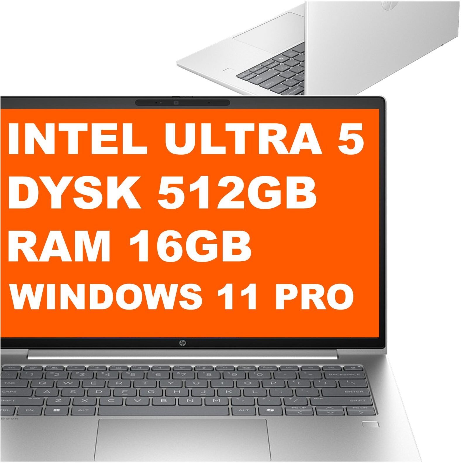 HP ProBook 4 G1i 14 / A23QLEA / Ultra 5 / 16GB / 512GB / Intel Graphics / WUXGA / Win 11 Pro / Srebrny