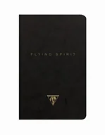 Zeszyty szkolne - Zeszyt Clairefontaine Flying Spirit B6, linie, czarny - miniaturka - grafika 1