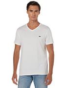 Koszulki męskie - Lacoste Koszulka męska Th6710, biały, 4XL - miniaturka - grafika 1