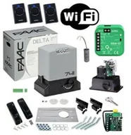 Zestawy do bram - FAAC Zestaw DELTA 3 741 STANDARD 230V do bram przesuwnych do 900 kg + WIFI SUPLA - miniaturka - grafika 1