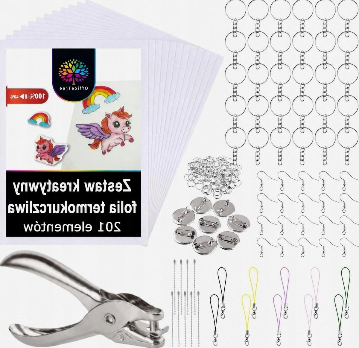 Elementów zestaw 201 folia termokurczliwa do rękodzieła biżuterii