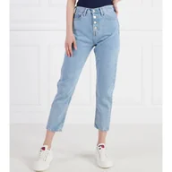 Spodnie damskie - Tommy Jeans Jeansy IZZIE HR SLIM ANKLE BF | slim boyfriend fit - miniaturka - grafika 1