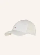 Czapki damskie - Tommy Hilfiger Czapka Z Lnu weiss - miniaturka - grafika 1