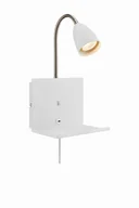 Lampy ścienne - CUARTO Kinkiet 1L Biała - miniaturka - grafika 1