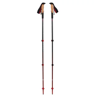 Kije trekkingowe Black Diamond Pursuit Shock Trekking Poles Długość kijków: 140 cm / Kolor: szary/czerwony - Kije trekkingowe - miniaturka - grafika 1
