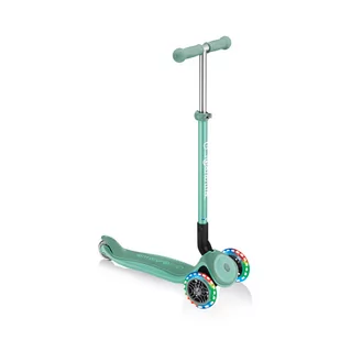 Hulajnoga 3-kołowa Globber Primo Foldable Plus Lights Mint 439-206 - Hulajnogi - miniaturka - grafika 1