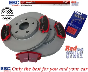 Przednie CERAMICZNE klocki Red Stuff + tarcze hamulcowe 321mm EBC seria Premium Chevrolet Camaro 3,6 V6 -2015 - Tarcze hamulcowe - miniaturka - grafika 1