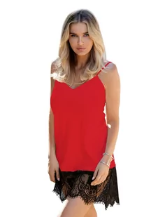 HALKA CHANELLE (kolor granat, rozmiar L) - Piżamy damskie - miniaturka - grafika 4