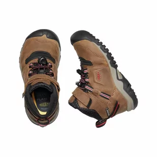 Buty trekkingowe dziecięce KEEN RIDGE FLEX MID WP - Buty trekkingowe dziecięce - miniaturka - grafika 4