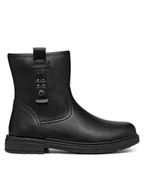 Buty dla dziewczynek - Geox Kozaki Jr Eclair J469QI 0009F C9999 S Czarny - miniaturka - grafika 1