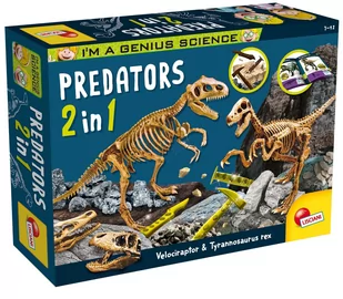 Lisciani Im a Genius Predators 2w1 77236 - Zabawki kreatywne - miniaturka - grafika 1