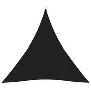 Parasole ogrodowe - vidaXL Trójkątny żagiel ogrodowy, tkanina Oxford, 4,5x4,5x4,5m, czarny vidaXL - miniaturka - grafika 1