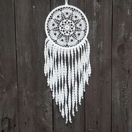 Dekoracje domu - Wittoria biały łapacz snów - miniaturka - grafika 1