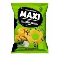 Chrupki - Eurosnack Chrupki Maxi o Smaku Zielonej Cebulki Chrupiące i Lekkie 130G - miniaturka - grafika 1