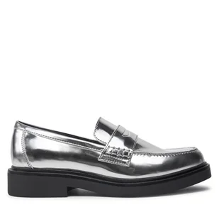Loafersy Aldo Verima 13838579 Srebrny - Półbuty damskie - miniaturka - grafika 1