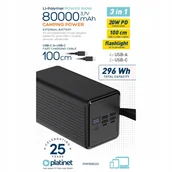 Powerbanki - 2 X Duży Wydajny Power-Bank 80000Mah Akumulator 4Xusb 2Xusb-C Pd 20W Scp 22 - miniaturka - grafika 1