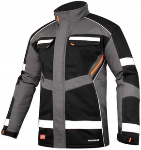 Kurtka robocza Zimowa Długa Odblaskowa Ocieplana męska Ciepła Praktyczna 46 - Odzież robocza - miniaturka - grafika 1