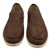 Mokasyny męskie - Mokasyny męskie zamszowe Old Money 43 - miniaturka - grafika 1