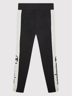 Champion Legginsy 404472 Czarny Slim Fit - Legginsy - miniaturka - grafika 1