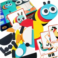 Układanki dla dzieci - Drewniane Układanka Gra Logiczna Puzzle Montessori - miniaturka - grafika 1