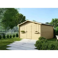 Altany ogrodowe - Domek ogrodowy ALTANKA 16 m2 - 4x4 m - 28 mm, drewniany, DOM149, 1 szt. - miniaturka - grafika 1